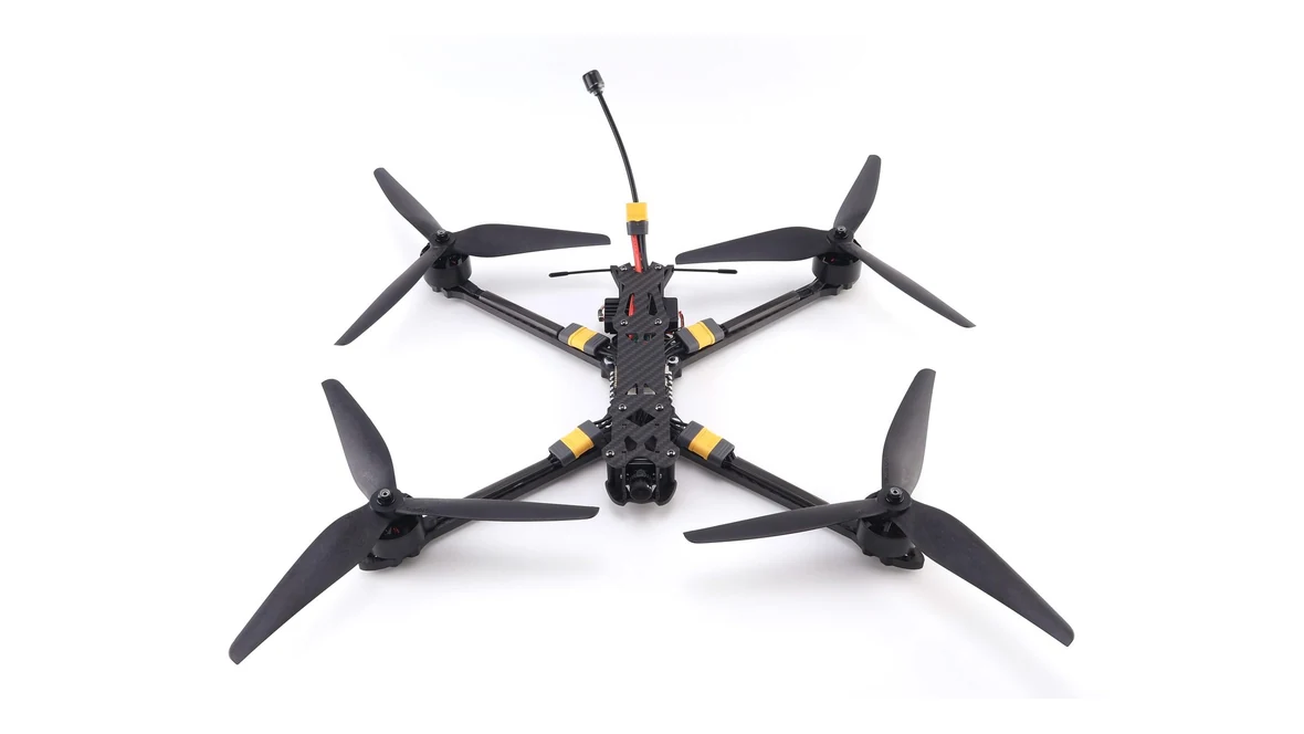 10-inch heavy-lift FPV drone, carbon fiber frame, 427 mm wheelbase